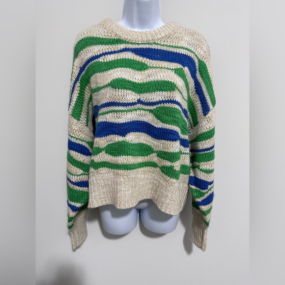 Aerie Intarsia Chucky Crew Neck Sweater size Large - Picture 2 of 8